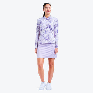 Nivo Ladies Lolita Long Sleeve Liv Cool Mock - Lavender