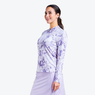 Nivo Ladies Lolita Long Sleeve Liv Cool Mock - Lavender