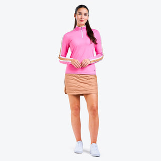 Nivo Ladies Gianna Long Sleeve Mock - Rosebush