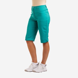 Nalini Long Golf Shorts - Peacock Blue