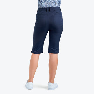 Nivo Ladies Nalini Long Ladies Golf Shorts - Navy -  Inseam 36CM