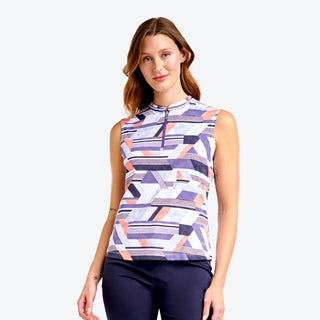 Nivo Ladies Linnea Sleeveless Polo - Future Dusk