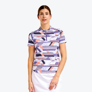 Nivo Ladies Lynda Cap Sleeve Polo - Future Dusk