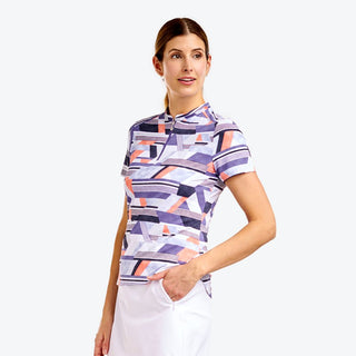 Nivo Ladies Lynda Cap Sleeve Polo - Future Dusk