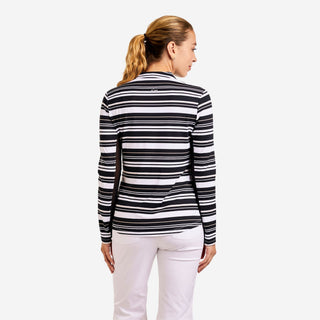 Lolita Long Sleeve Top - Black & White