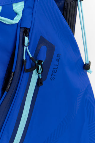 Sun Mountain Water-Resistant Stellar Cart Golf Bag - Navy, Blue & Tahiti