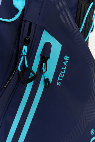 Sun Mountain Water-Resistant Stellar Cart Golf Bag - Navy, Tahiti & Blue