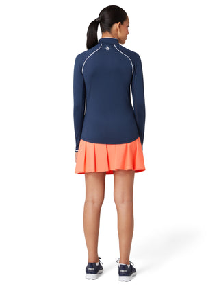 Penguin Ladies Golf Veronica Sun Protection Long Sleeve Top - Navy