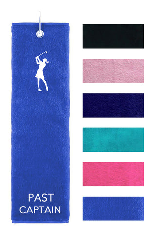 Past Captain Own Use Tri Fold Golf Towel