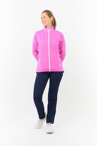 Pure Golf Jora Waterproof Full Zip Jacket - Azalea Paisley