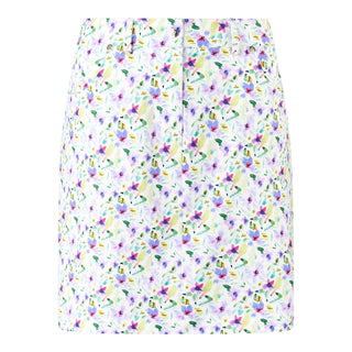 Pure Golf Clarity Printed Ladies Golf Skort - Ethereal Bouquet