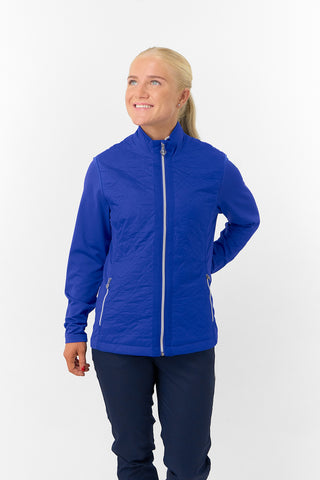 Pure Golf Irina Long Sleeve Padded Jacket - Bluebell