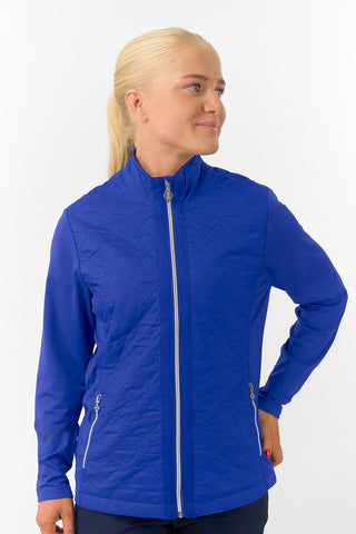 Pure Golf Irina Long Sleeve Padded Jacket - Bluebell