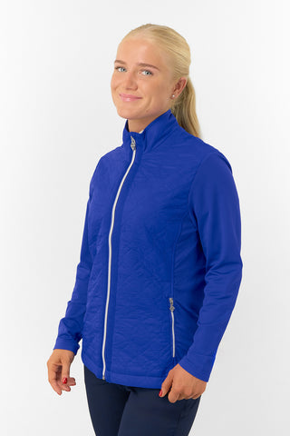 Pure Golf Irina Long Sleeve Padded Jacket - Bluebell