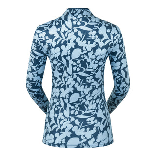 Pure Golf Ashlea Long Sleeve Zip Top - Midnight Rose