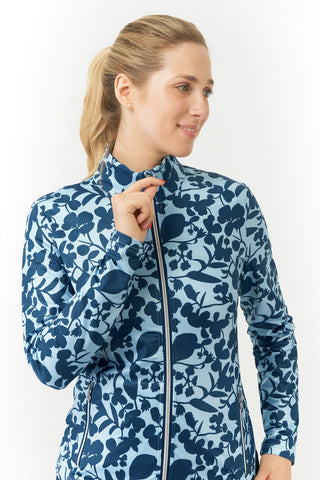 Pure Golf Auttie Winter Ladies Golf Jacket - Midnight Rose