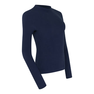 Pure Golf Super Soft Olwen Mock Neck - Navy