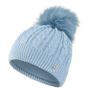 Pure Golf Suzie Waterproof Bobble Hat - Powder Blue