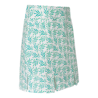 Alda Pull-On Golf Skort - Floating Palms Ivory