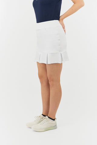 Suvi Pull-On Golf Skort - White