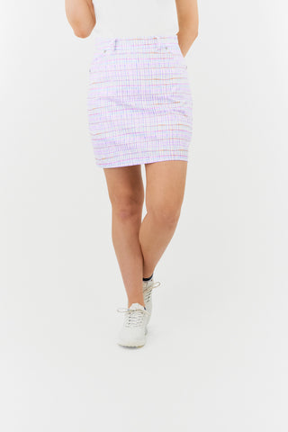 Accuracy Golf Skort With Side Zip - Pastel Score