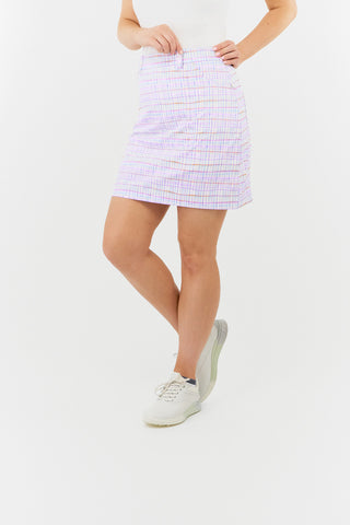 Accuracy Golf Skort With Side Zip - Pastel Score