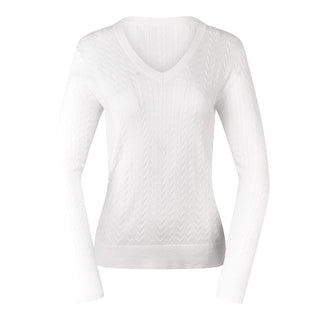 Suzie Summer Weight Jumper - White