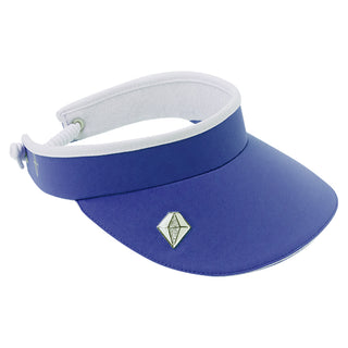 Arielle Telephone Wire Ladies Golf Visor - Yale Navy