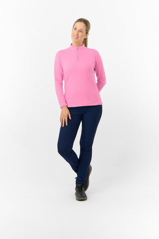 Iris Super Soft Fleece Quarter Zip - Pink