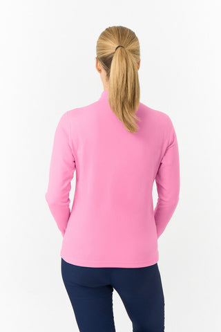 Iris Super Soft Fleece Quarter Zip - Pink