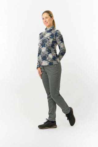 Pure Golf Ladies Amy Soft Golf Roll Neck - Quiet Glade