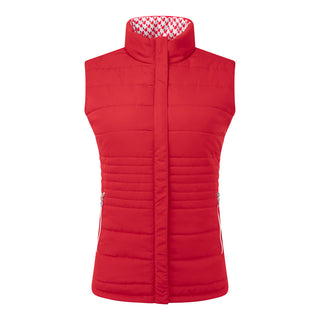 Pure Golf Ladies Eve Reversible Gilet- Woven Chantilly