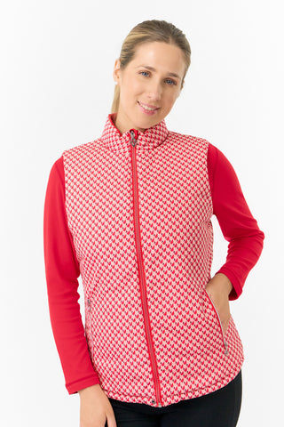 Pure Golf Ladies Eve Reversible Gilet- Woven Chantilly