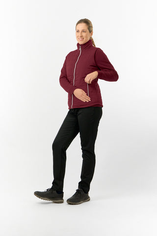 Pure Golf Ladies Hemisphere Gilet- Merlot