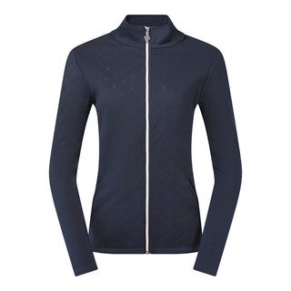 Pure Golf Ladies Lola Lined Textured Winter Jacket - Navy