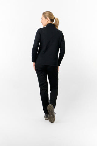 Pure Golf Ladies Lola Lined Textured Winter Jacket - Black