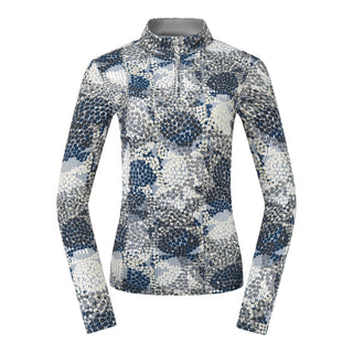 Pure Golf Ladies Arusha Long Sleeve Mid Layer Quarter Zip- Quiet Glade