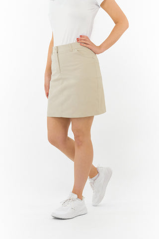 Calm Golf Skort with Undershorts - Oyster