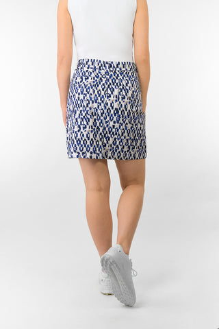 Ladies Golf Clarity Patterned  Golf Skort - Sands of Time