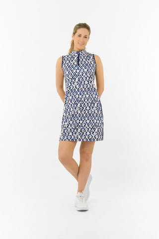 Sophie Sleeveless Golf Dress - Sands of Time