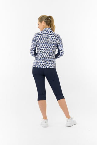 Pure Golf Balance Mid Layer Ladies Golf Top - Sands of Time