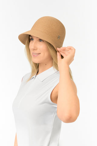 Lea Ladies Straw Golf Hat - Natural