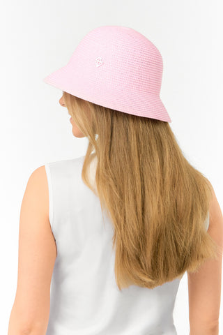 Lea Ladies Straw Golf Hat - Pink Blossom