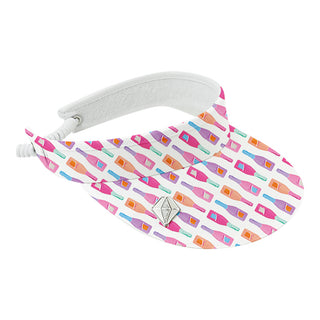 Arielle Patterned Golf Visor - Fairway Fizz