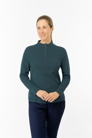 Iris Super Soft Fleece Quarter Zip - Teal Ink