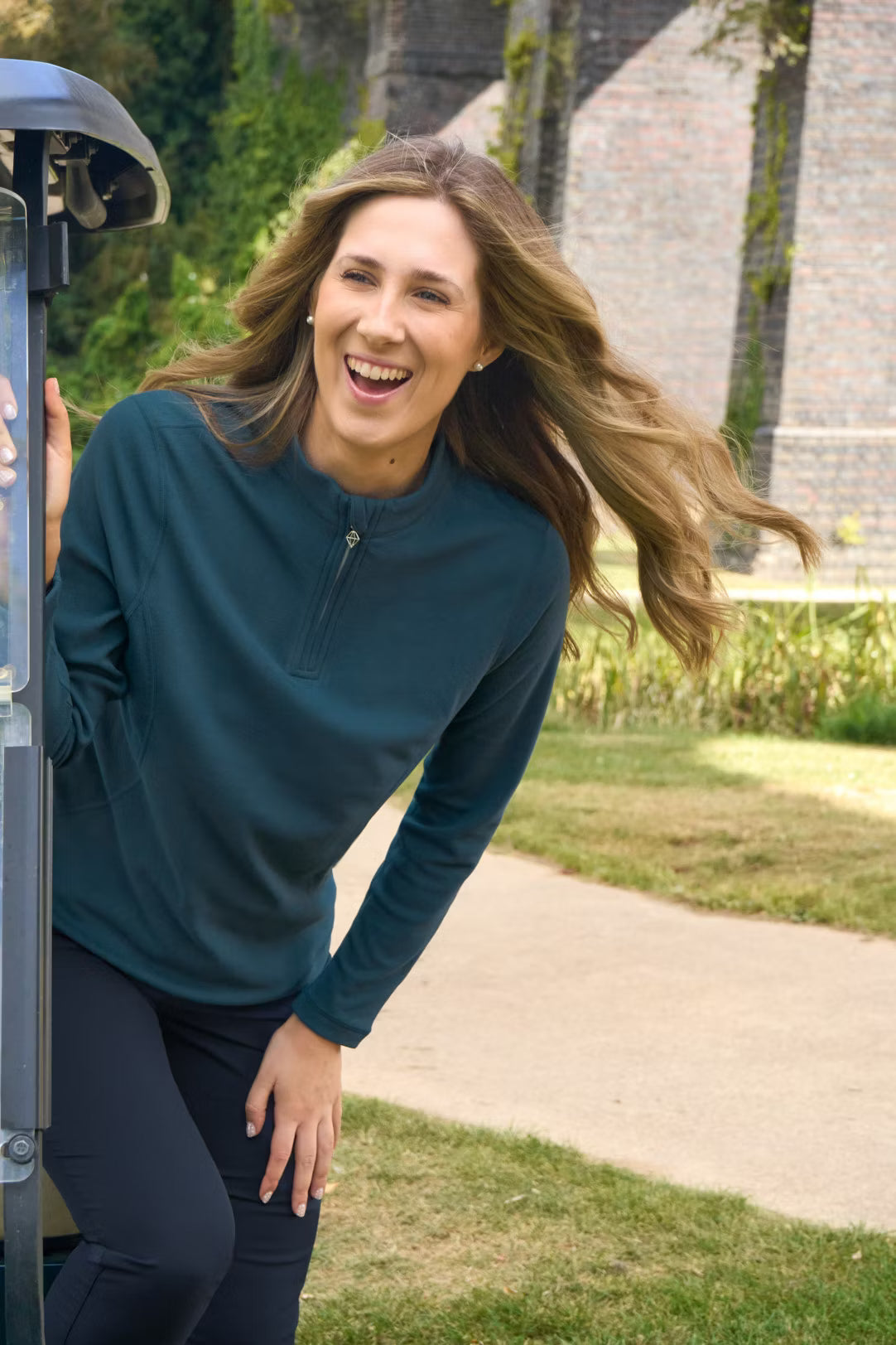 Iris Super Soft Fleece Quarter Zip - Teal Ink