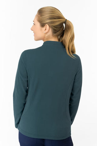 Iris Super Soft Fleece Quarter Zip - Teal Ink
