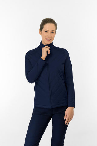 Jessica Stretch Panel Jacket - Navy