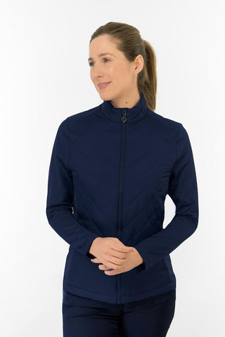 Jessica Stretch Panel Jacket - Navy