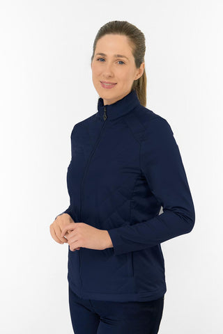 Jessica Stretch Panel Jacket - Navy
